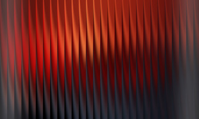 Abstract wavy red and grey vertical lines background