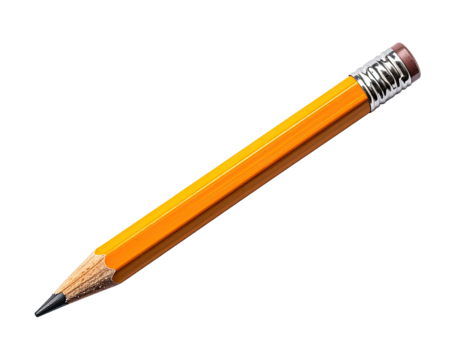 Simple Illustration of a Pencil