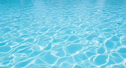 Obraz premium Azure Water Texture Shimmering Ripples and Reflections