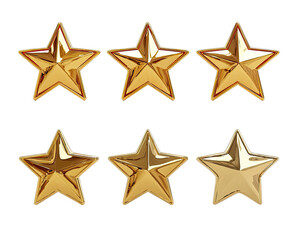 Obraz premium Gold Stars on Black Background