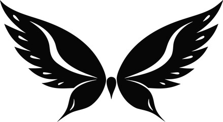 Obraz premium Magical Pixie or Fairy Wings Icon