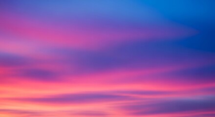 Colorful Sunset Sky Blurry Background.