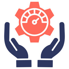 Performance Optimization glyph color icon