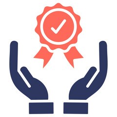 Fototapeta premium Best Practices glyph color icon