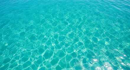 Obraz premium Azure Water Surface Captivating View of the Mediterranean Sea's Clear Waters