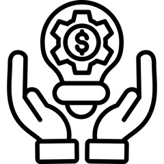 Business Innovation line icon