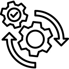 Streamline Process line icon