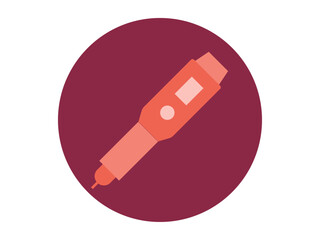 Insulin icon. Medical symbol icon sign vector. Solid vector icons. Flat illustration concept.