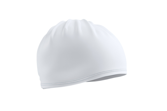 Blank white beanie,  smooth, simple design