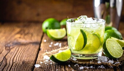 Refreshing Lime Caipirinha