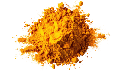 Pile of vibrant yellow powder (3)