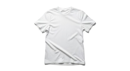 white tshirt mockup on isolated white background