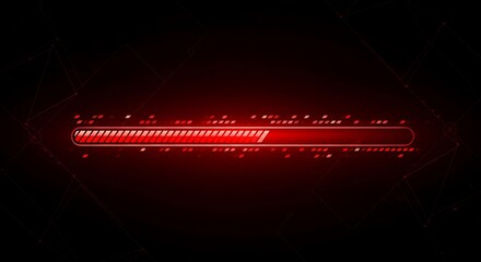 Red Progress Bar Loading Screen.