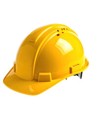 Fototapeta premium Bright yellow safety helmet