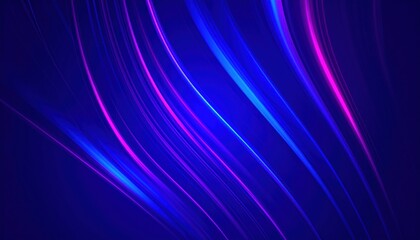 Fototapeta premium Abstract Neon Flowing Lines Design