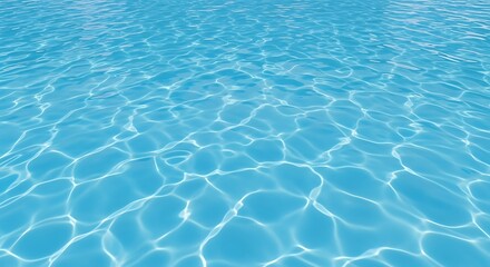 Obraz premium Tranquil Blue Water Shimmering Reflections in a Serene Aquatic Scene