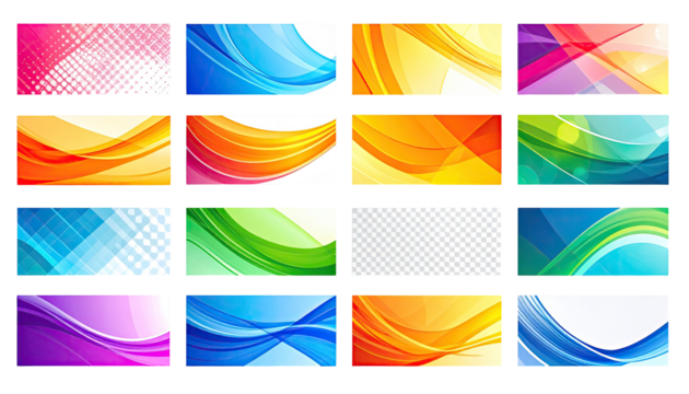 Abstract graphic design collection