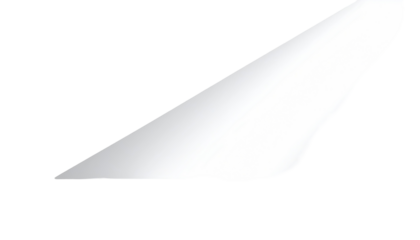 Simple white triangle