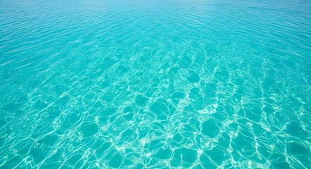 Obraz premium Tranquil Turquoise Water A Serene Ocean Surface Texture