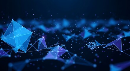 Abstract Digital Network Technology.