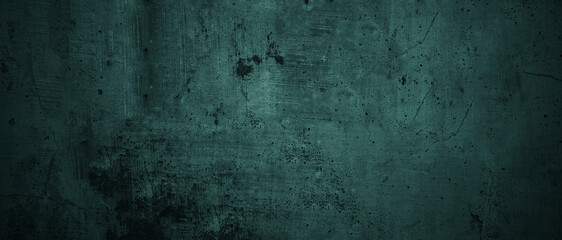 Dark teal concrete wall background, great for urban, industrial, grunge design projects needing textured backdrop for various graphic applications.
