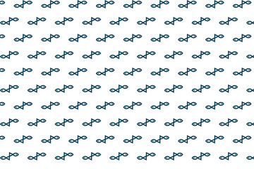 Infinity Fish Pattern Background