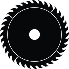 Circular Saw Blade, Saw Blade Icon, Blade Vector, Tool Symbol
