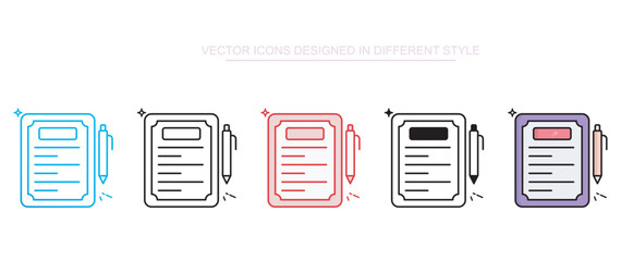 Police Document icon design with white background stock illustration