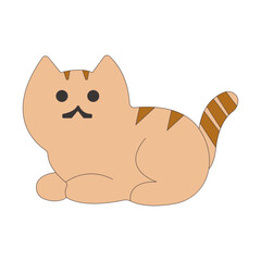 Cute Cartoon Cat Illustration