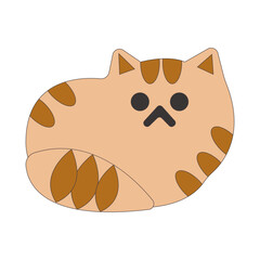 Cute Cartoon Cat Illustration