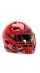 Fototapeta premium Red Football Helmet with Facemask.
