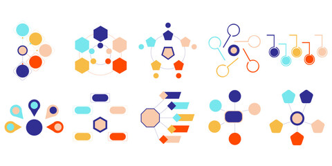 Infographic Diagram 5 options