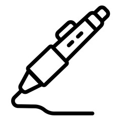 drawing shape outline icon using 3d printing pen tool