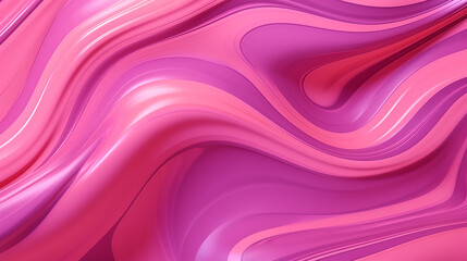 Abstract Pink Swirls Background: Modern, Glossy, Fluid Art Design with Dynamic Waves & Vibrant Colors for Graphic Design Projects