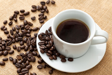 コーヒーとコーヒー豆