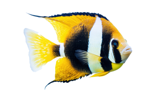 tropical fish isolated on white png - Powered by Adobe