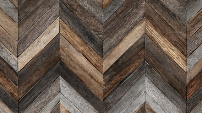 Rustic brown chevron wood plank texture