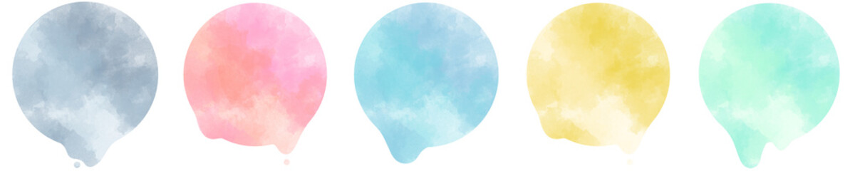 とろけるまるの同系色水彩セット2