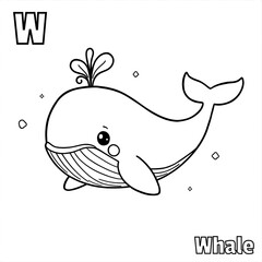 Black and white minimalist line art coloring page for kids, cute cartoon-style alligator, clear bold outlines, no background, simple and easy to color, kawaii 