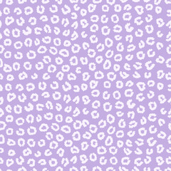 Light Purple and White Leopard Print Pattern animal print