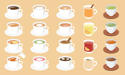 いろいろなホットドリンク