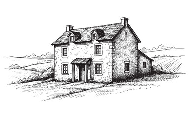 House in countryside