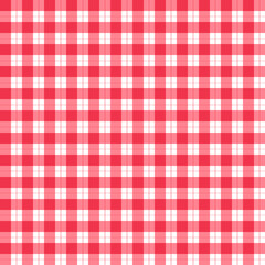 Red and white gingham checkered pattern image photo