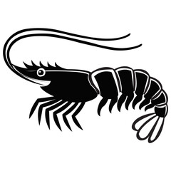 Shrimp vector art design