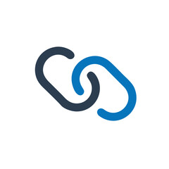 Link icon isolated on white background. Link icon simple sign. Link icon trendy and modern symbol for graphic and web design.