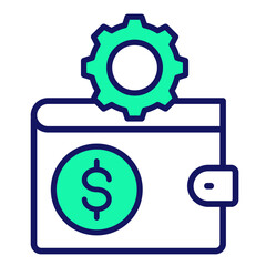 Obraz premium Setting Icon Element For Design 