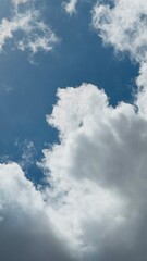 blue sky with clouds