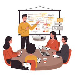 Teamwork and Strategy A Business Meeting for Planning and Growth