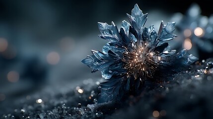 Shiny gemstone flower radiant luxury artwork high resolution picture