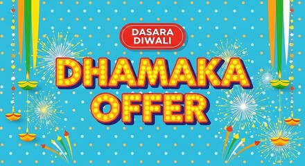 Celebrate Dasara and Diwali with a vibrant Dhamaka offer, a season of light, joy, and prosperity for all